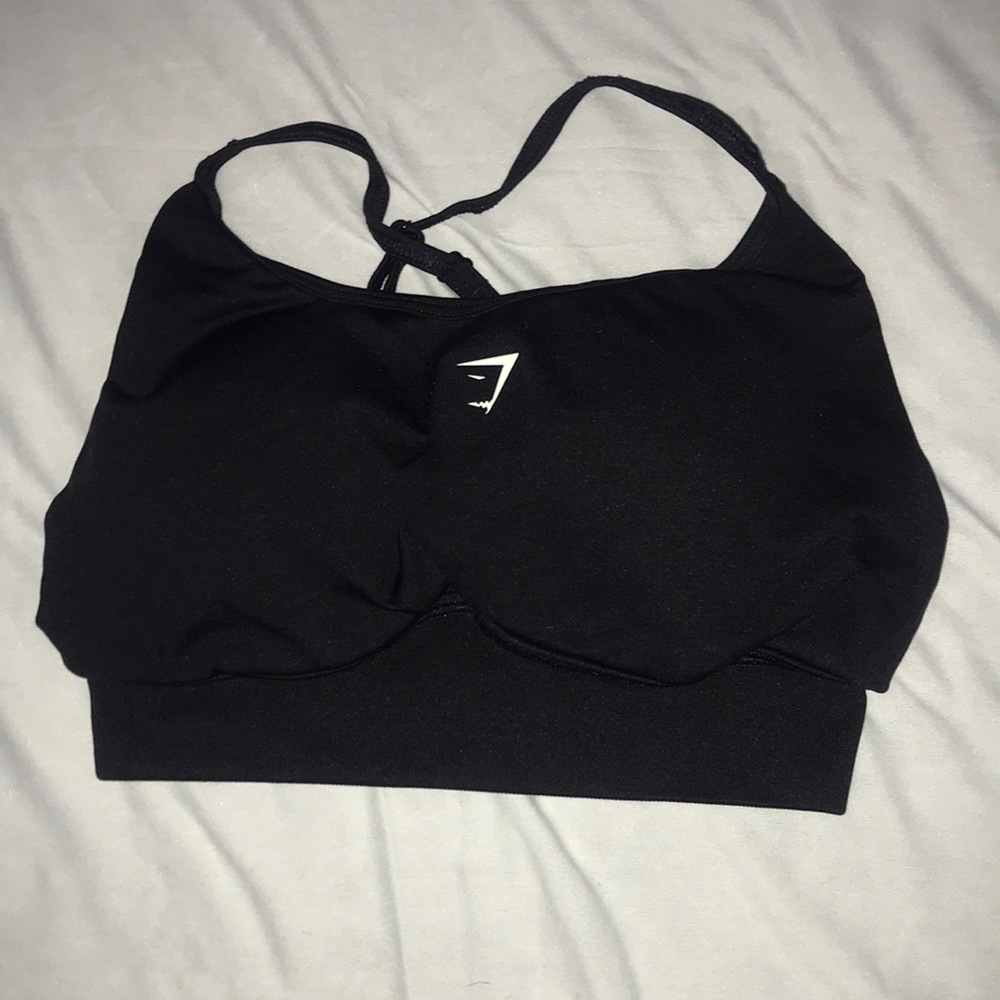 Gymshark sweat longline sports bra xs